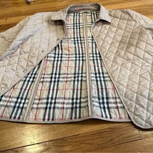 Quilted Burberry jacket